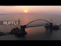 Russia: Fairway support arch gets mounted on Kerch Strait Bridge in a 12-hour operation