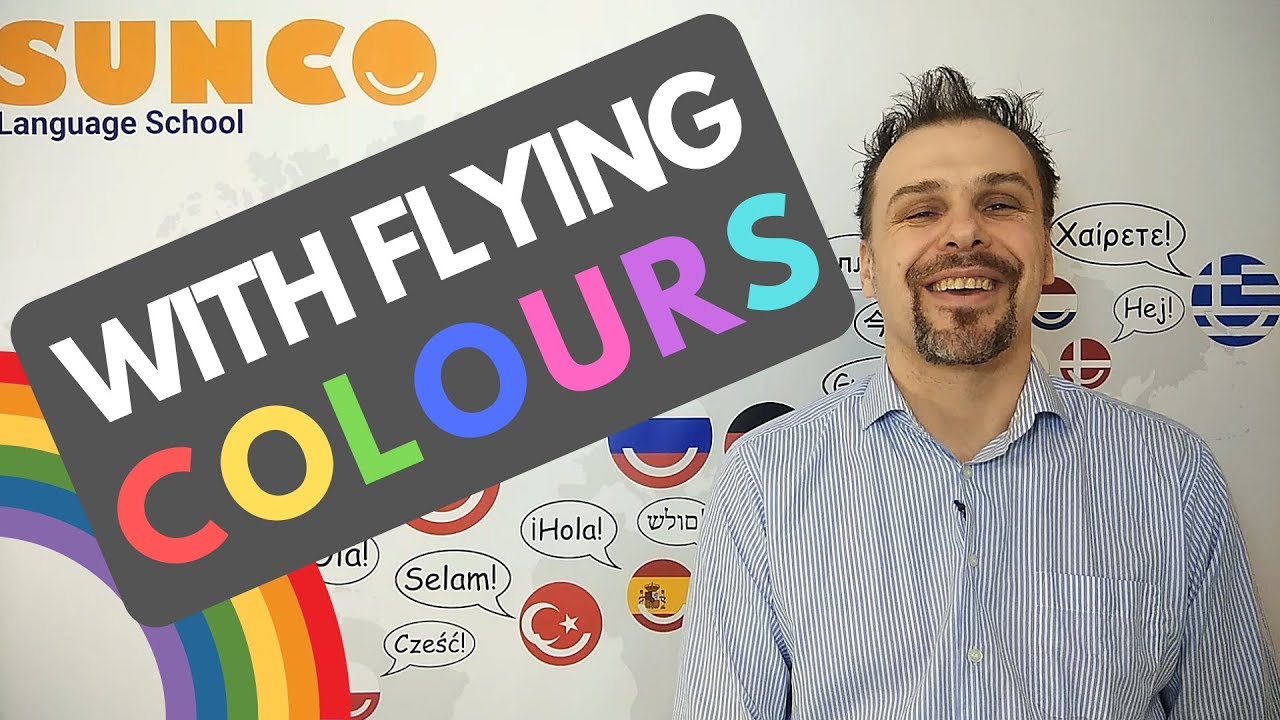 idioms 101 with flying colours YouTube