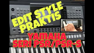 Cara Editing Style Yamaha Psr  Psrs