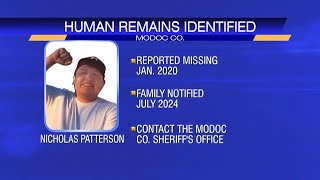 Missing man's remains identified in Modoc County Information