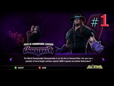 WWE All Stars:Path of Champions Legends Undertaker-прохождение