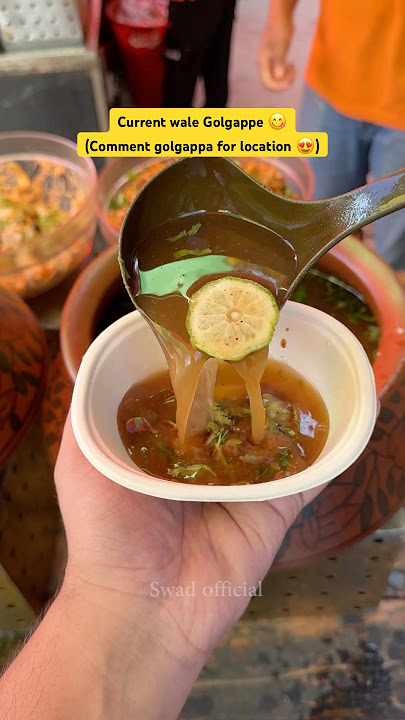 Current wale Golgappe 😋 Kis kis Ke muh me paani aagaya 🫶 #shorts #golgappa #panipuri #streetfood