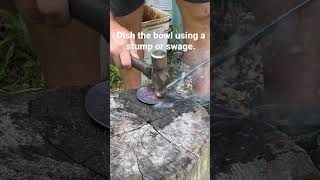 Forging a Ladle from a Railroad Spike.