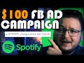 Facebook Ads For Music Artists | $100 Budget Campaign