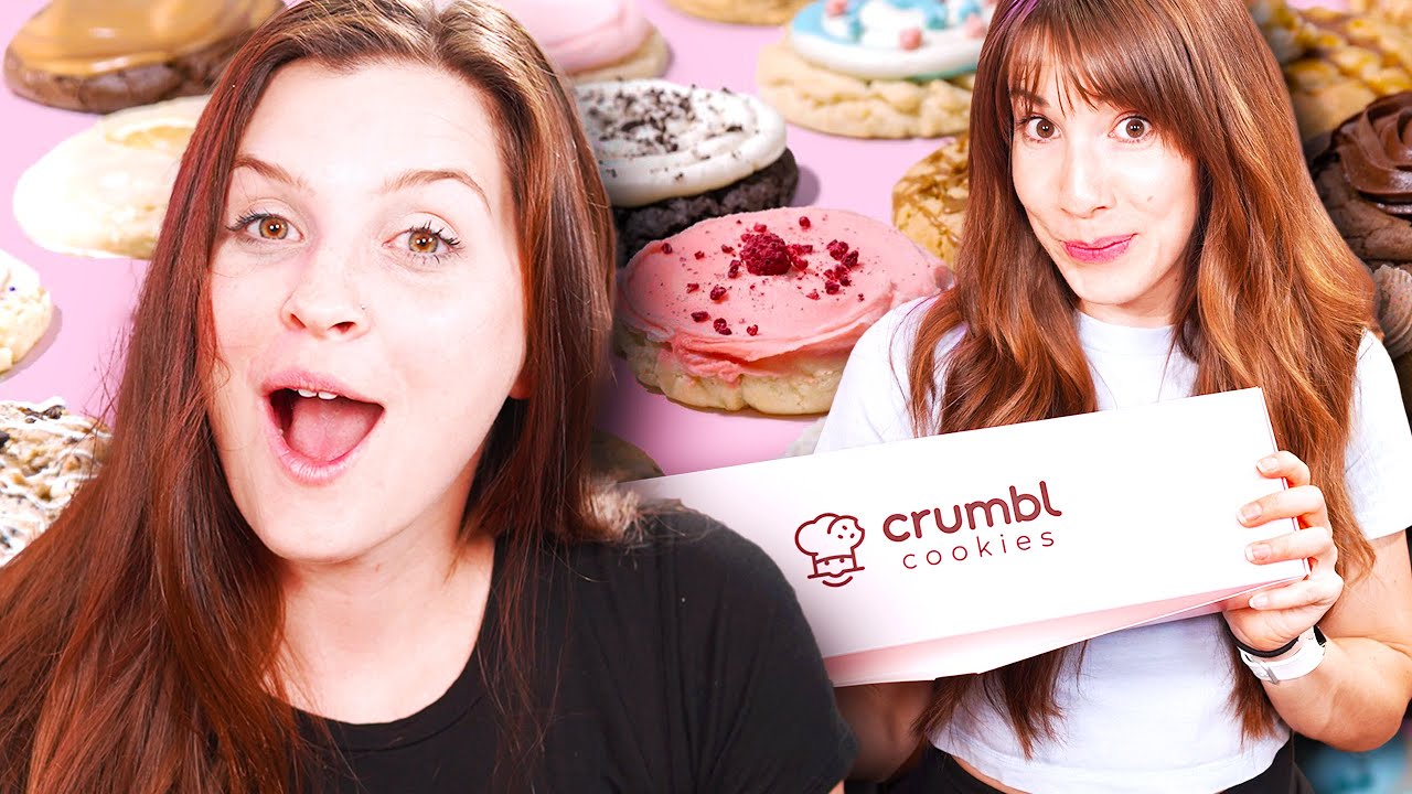 CRUMBL vs CRAVE Gourmet Cookies Taste Test! YouTube