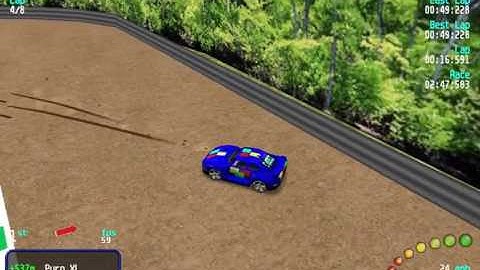 Re-Volt Custom Track LS Monza by Lo Scassatore, 8 Lap Race