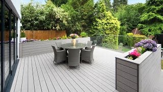 flower boxes built with composite boards