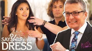 Bride Wants A Dress That Makes Her Chest Look Flat | Say Yes To The Dress America