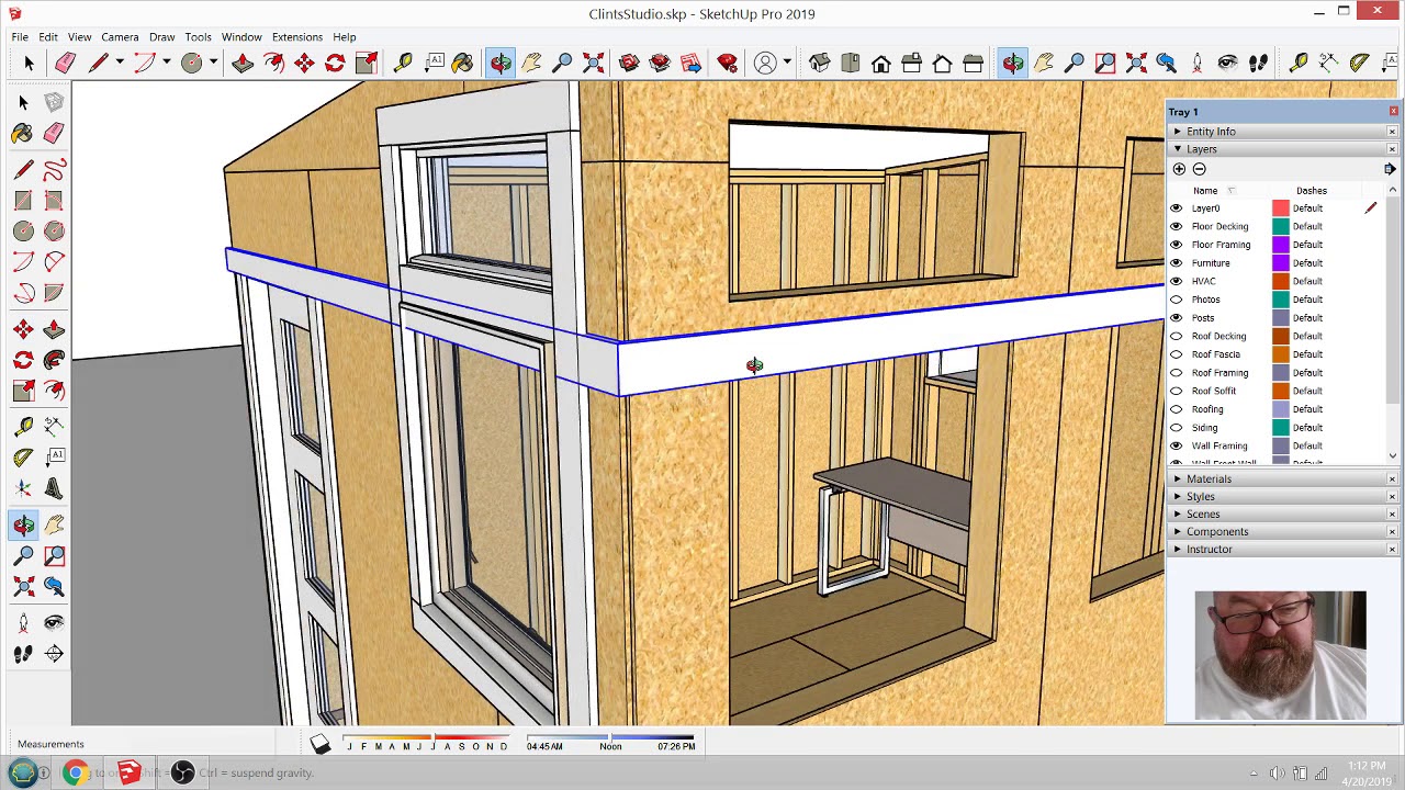 Clint's Backyard Studio - Ep 5 - Dividing Siding Option ... Clint's Backyard Studio - Ep 5 - Dividing Siding Option ... on Sketchup Backyard id=92480