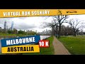 Virtual Run Melbourne 10K Australia | No music | Treadmill Pack