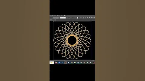 How to make mandala in adobe illustrator | Adobe Illustrator bangla tutorial #shorts #mandala