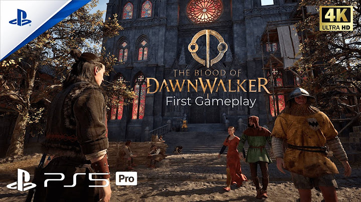 THE BLOOD OF DAWNWALKER First Gameplay | New OPEN WORLD RPG by The Witcher 4 Devs coming in 2026