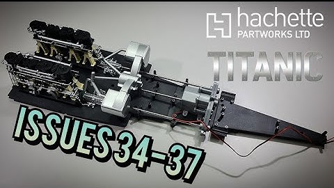 BUILD THE LEGENDARY RMS #titanic By #hachette ISSUE 34-37 Done By Mr Fusion Designs #buildupmodel