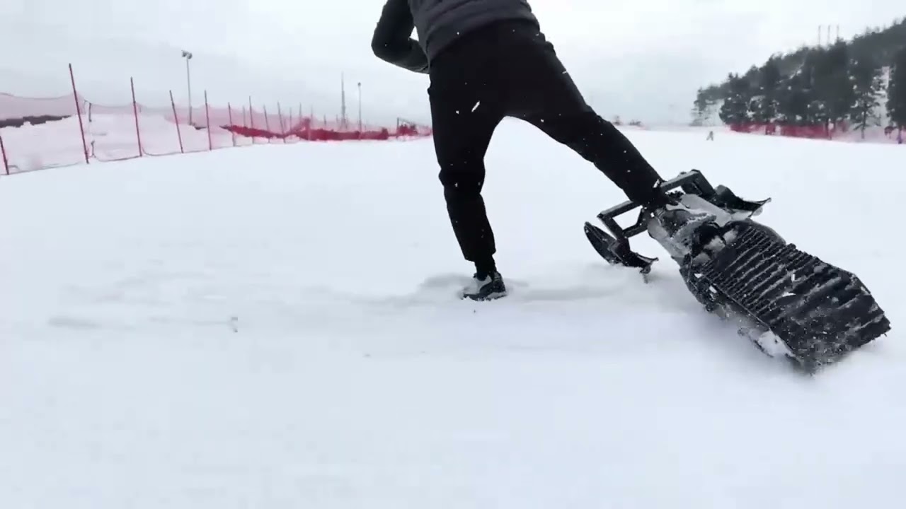 Foldable Stand Up Electric Snow Scooter for Adult｜EUNORAU