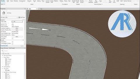 5a Road markings using Sub Divide Revit 2024 Tutorial