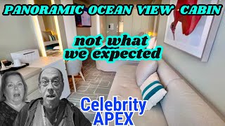 WE DID NOT EXPECT THIS...Panoramic ocean view cabin tour; Celebrity APEX cruise ship