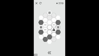 Hexanome (by Wonderkid Development) - puzzle game for android and iOS - gameplay.