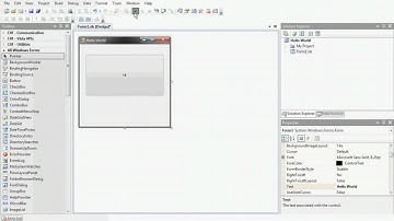 Visual Basic - Tutorial 01 - Basic "Hello World!".