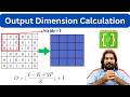 CNN Output Shape Formula: Convolution, Pooling, Flatten, & Dense Explained