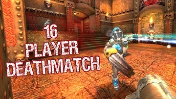 Quake Live: 16 Player Bloodbath on Bloodrun (FFA)(DM)(2021)