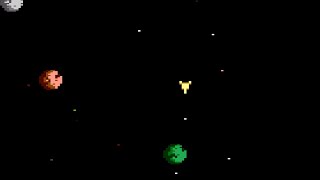 Asteroids Gameplay Atari 7800