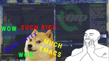 Showing off my i3wm+xfce and Emacs setup ( Void Linux Rice )
