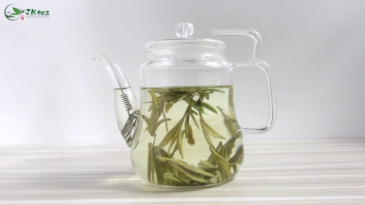 How To Brew Chinese Long Jing Dragon Well Green Tea Youtube