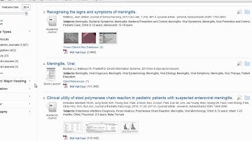 Library Health Sciences Databases