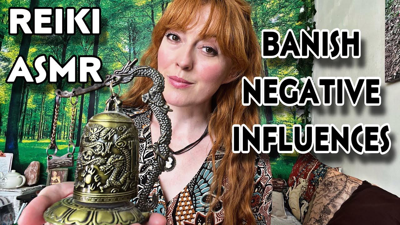 Reiki ASMR | Banish Negative Influences | Powerful Energy Healing ✨💕