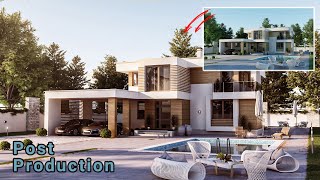 Full Photoshop Course | Class 9 | Color Correction and Exterior Post Production | Real Time Tutorial