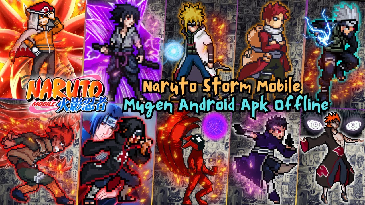NEW UPDATE‼️ NARUTO MOBILE Mugen Android OFFLINE - BEST Characters Naruto Mugen Android💯🔥(2025)
