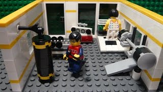 LEGO САМОДЕЛКА #20 | Cпортзал / Gym(Всем привет! Перед вами серия самоделок, в которых показано, как построить ту или иную комнату для вашего..., 2015-07-20T12:29:16.000Z)