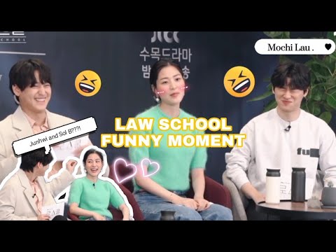 [Eng Sub] Law school cast funny moment || commentary video "BTS"
