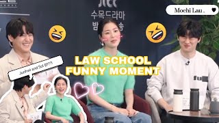 [Eng Sub] Law school cast funny moment || commentary video 'BTS'