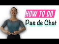 How to do Pas de Chat | Ballet Tutorial Beginner Level 2020 の動画、YouTube動画。