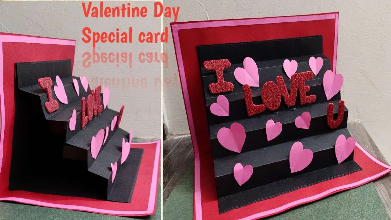 Valentine Day card कैसे बनायें हिंदी DIY Craft how to make