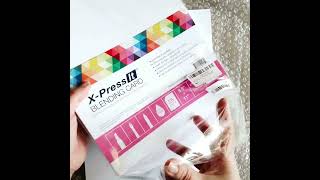 Распаковываем бумагу для спиртовых маркеров Testing X-Press It Blending Card