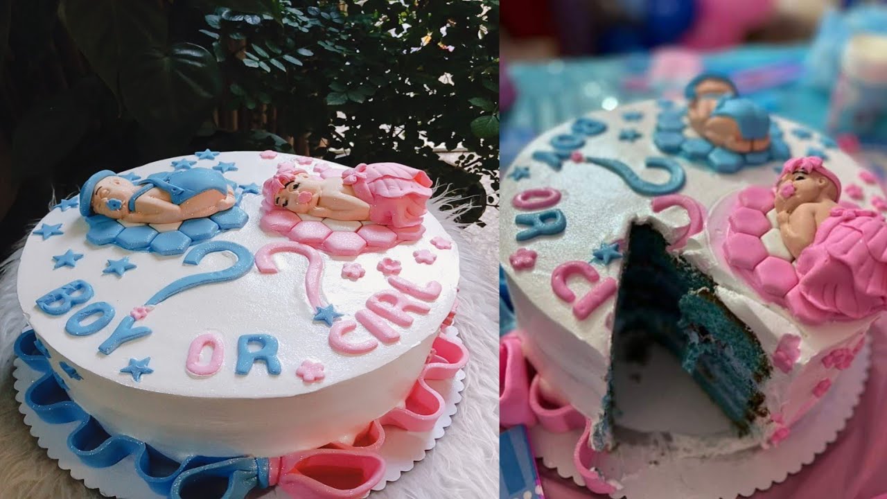 طريقه عمل كيكة كشف جنس الجنين