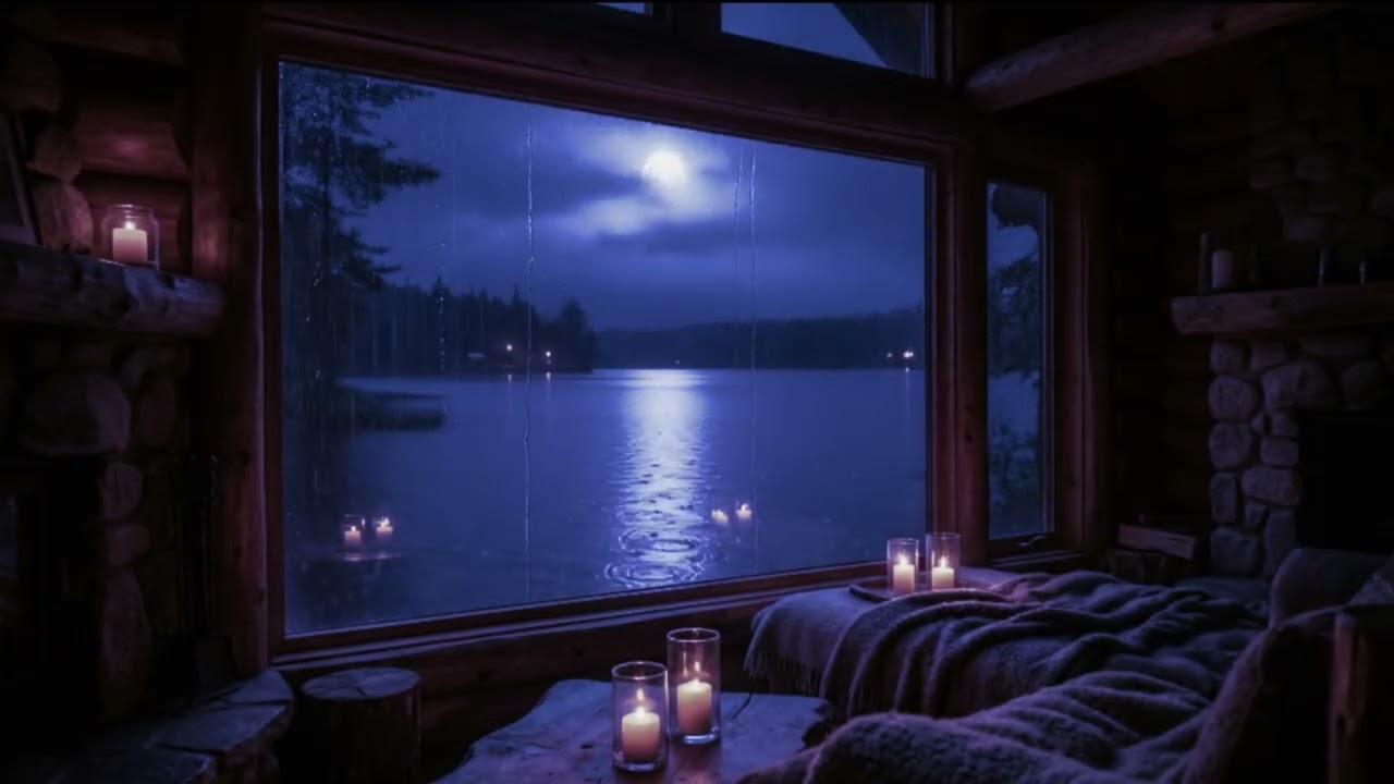 Soft Rain & Calm Atmosphere for Deep Sleep (ASMR)