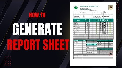 How To Generate and Share Report Sheet on Klacify 