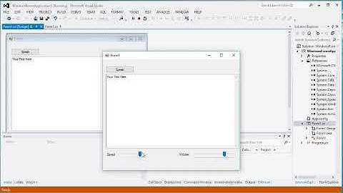 Text To Speech Program In C# Visual Studio Windows Form Application