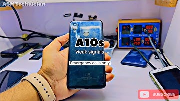 How to repair Samsung A10s weak signals problem | Antenna wire repair | No service solution