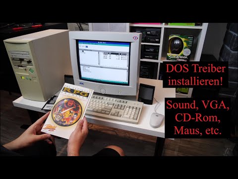 Retro PC tutorial deutsch - MS DOS Treiber installieren und konfigurieren