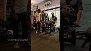 Guess who’s back in the gym?!🤩💪 #VinodChanna #JohnAbraham