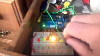 Blinking LEDs back and forth