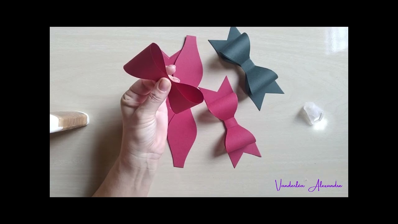 Montagem Laço de papel grande