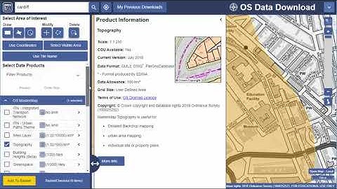 Download map data from Digimap