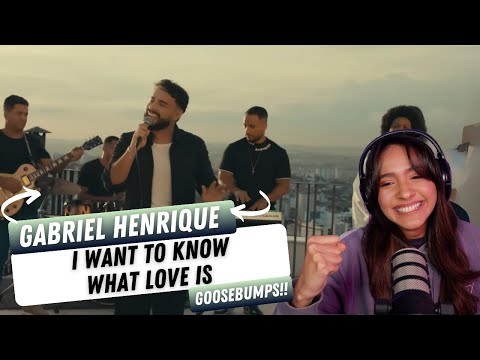 GABRIEL HENRIQUE - I Want To Know What Love Is | REACTION!!
