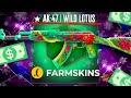 I WON WILD LOTUS WITH *INSANE* UPGRADE | Farmskins Promo Code 2025 | Farmskins Case Opening