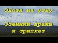 №115 Осенний драйв и триплет! Осенняя охота на утку.